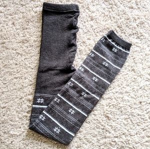NWOT Uniqlo Heattech Fair Isle Knit Leggings